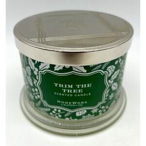 New Trim The Tree HomeWorx By Slatkin Co 3 Wick 14oz Scented Candle